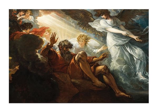 Plagát Moses Shown The Promised Land By Benjamin West