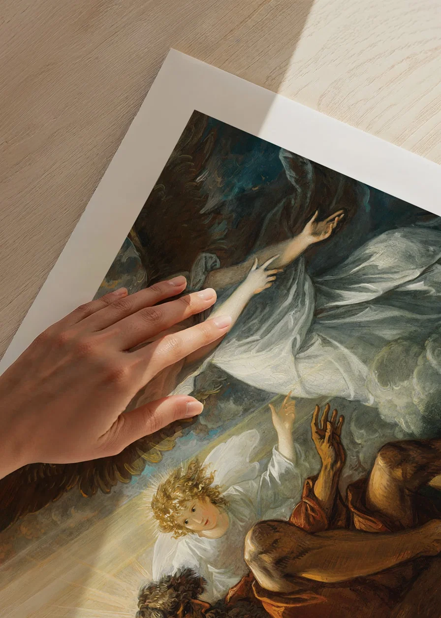 Moses Shown The Promised Land By Benjamin West-12