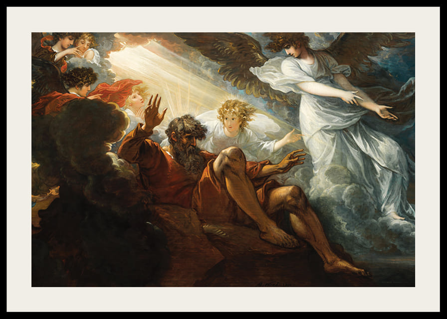 Moses wird das gelobte Land gezeigt Von Benjamin West-12