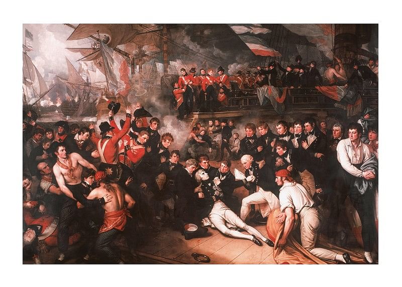 La mort de Nelson par Benjamin West-12