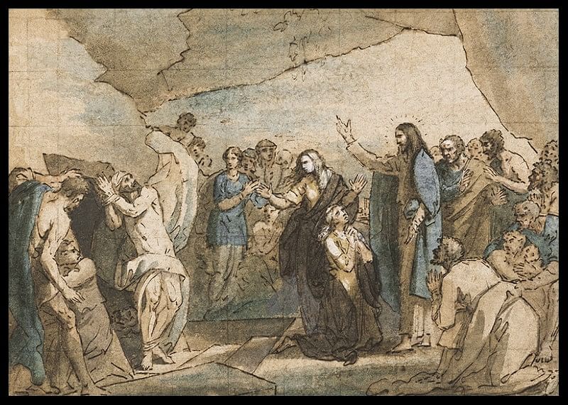 The Raising Of Lazarus By Benjamin West-12