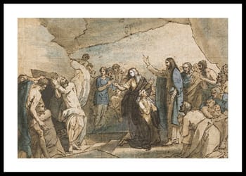 Poster The Raising Of Lazarus By Benjamin West