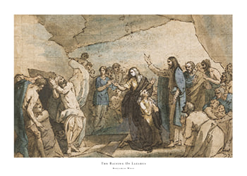 Poster The Raising Of Lazarus By Benjamin West