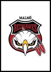 Logo Vit Malmö Redhawks-2