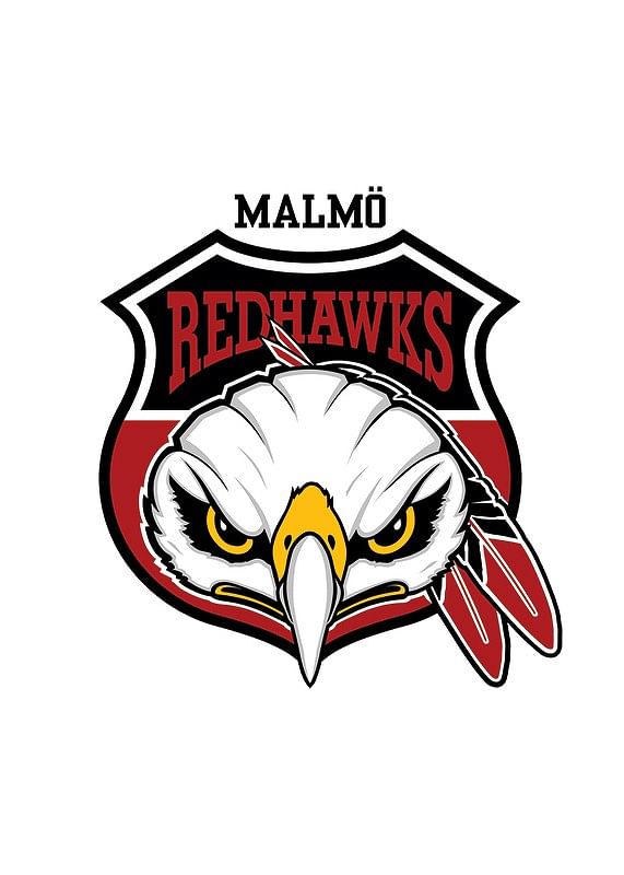 Logo Vit Malmö Redhawks-12