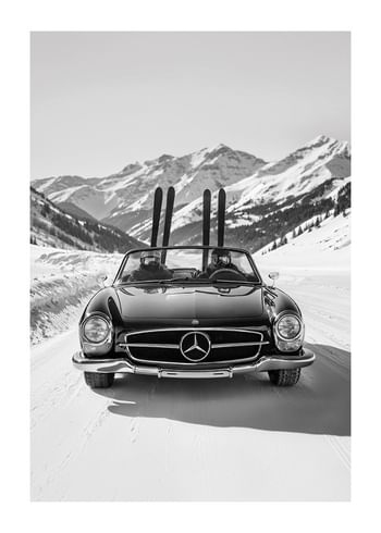 Poster Skiing In My Mercedes-Benz