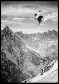 Poster där en skidåkare åker utför berget-6