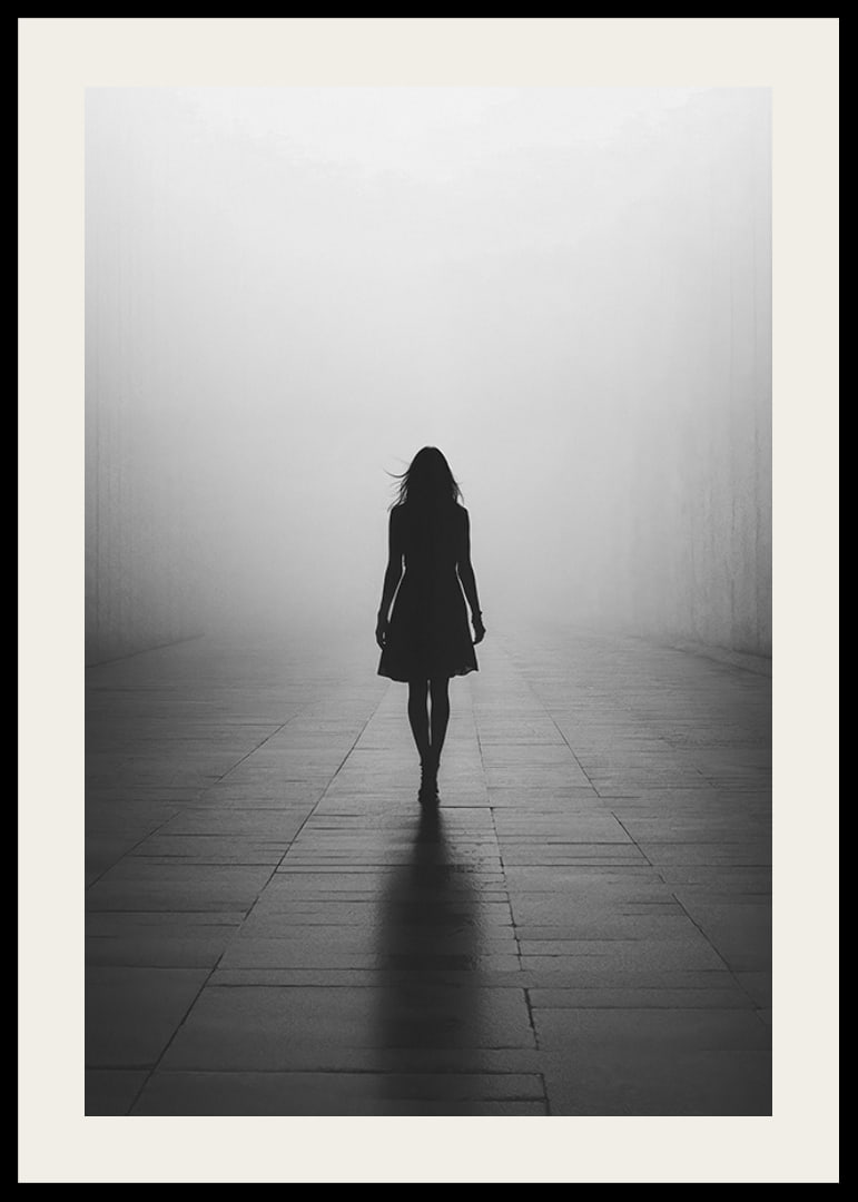 Posts where a woman walks alone in the silence-12