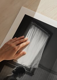 A poster with a woman sitting in her bathtub and thinking-9