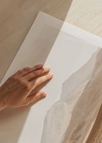 Affiche avec une belle image naturelle d'un paysage désertique avec des montagnes-5