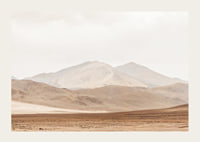 Poster with a beautiful nature image of a desert landscape with mountains-3