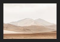 Poster with a beautiful nature image of a desert landscape with mountains-5