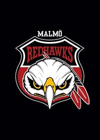 Logo Svart Malmö Redhawks-3