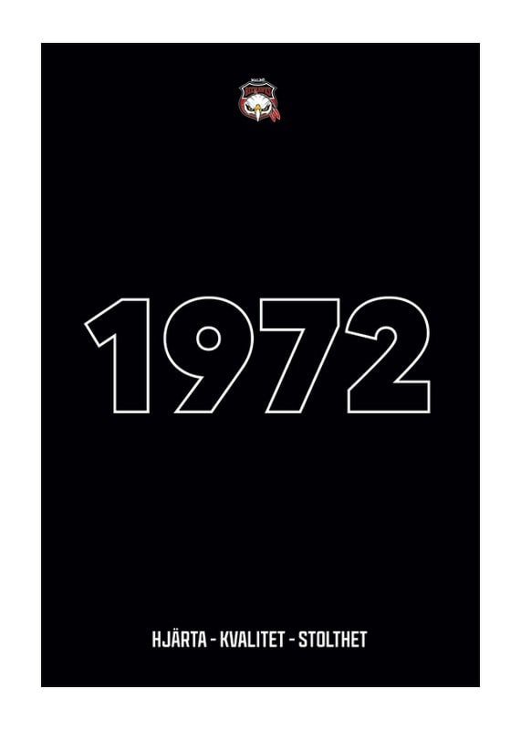 Poster 1972 Malmö Redhawks