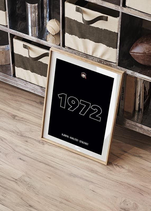 Poster 1972 Malmö Redhawks crossfade