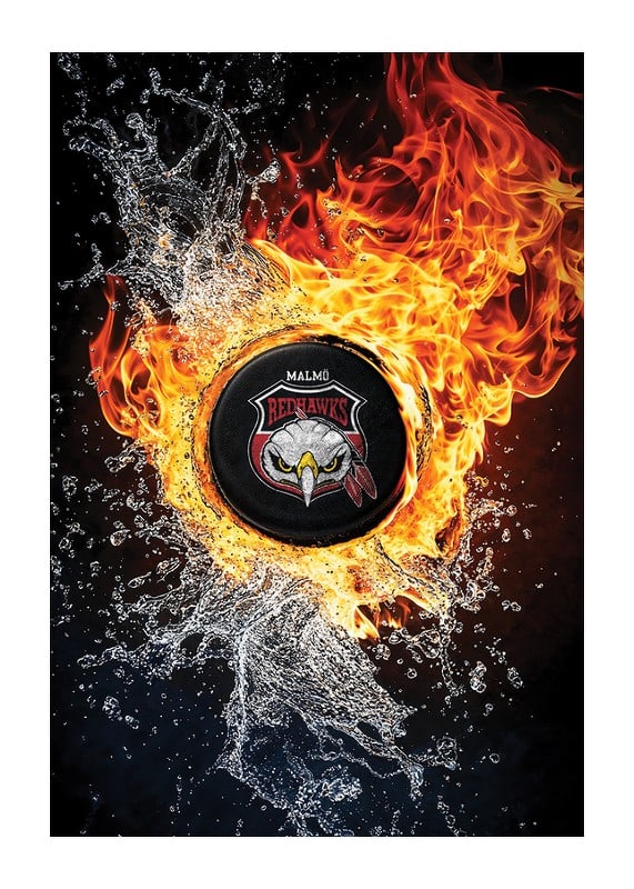 Poster Ice And Fire Malmö Redhawks