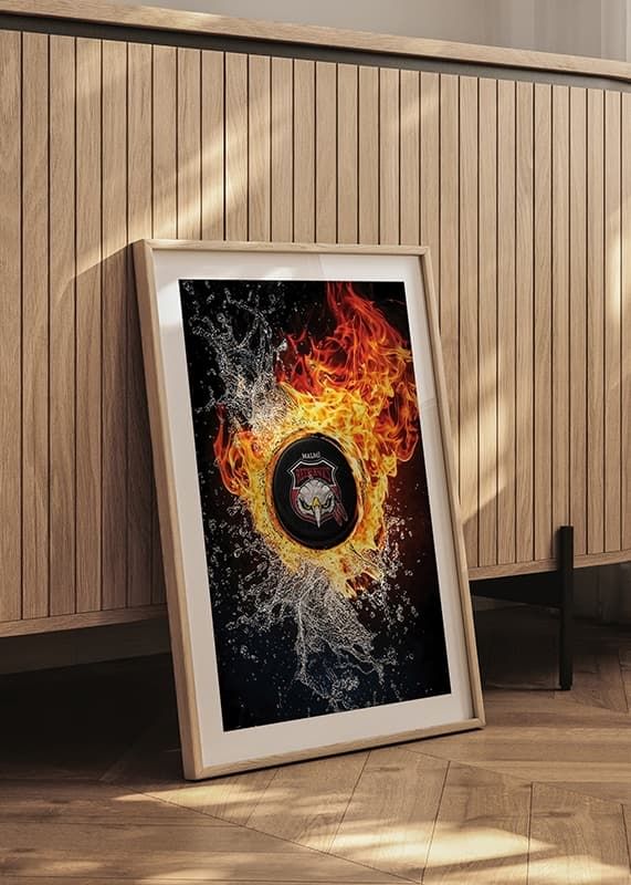 Poster Ice And Fire Malmö Redhawks crossfade