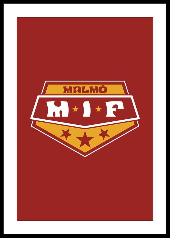 Poster Första Klubbmärke Malmö Redhawks