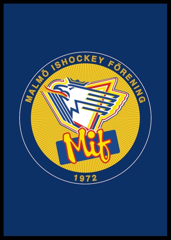80-tals Logo Blå Malmö Redhawks-12