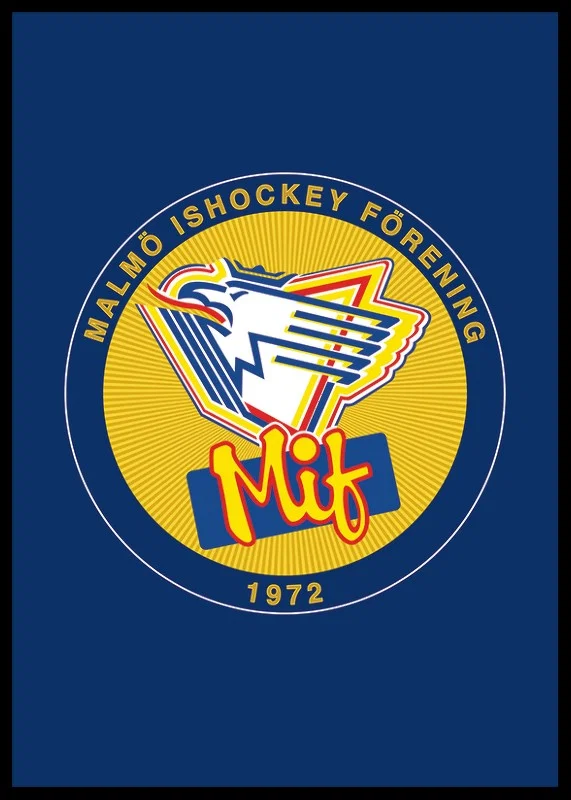 80-tals Logo Blå Malmö Redhawks-12