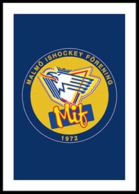 80-tals Logo Blå Malmö Redhawks-0