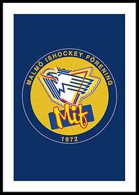 80-tals Logo Blå Malmö Redhawks-0