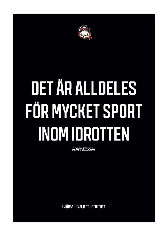Poster För Mycket Sport Malmö Redhawks
