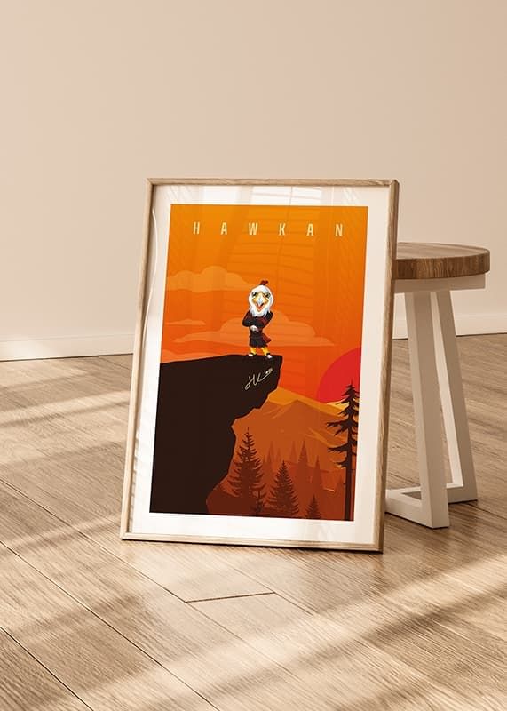 Poster Hawkan På Klippan Malmö Redhawks crossfade