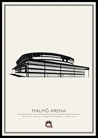 Malmö Arena Vintage Nr1 Malmö Redhawks-0