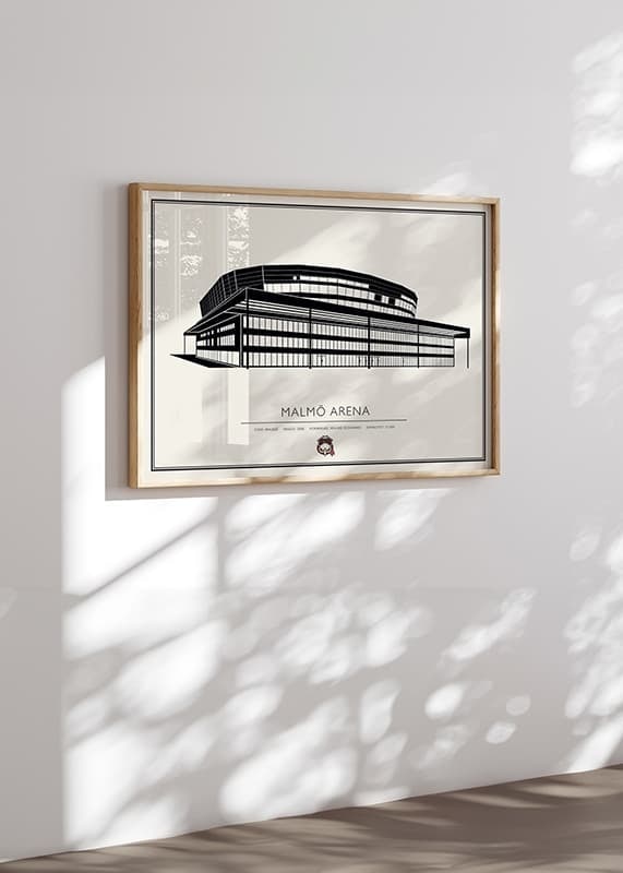 Poster Malmö Arena Vintage Nr2 Malmö Redhawks crossfade