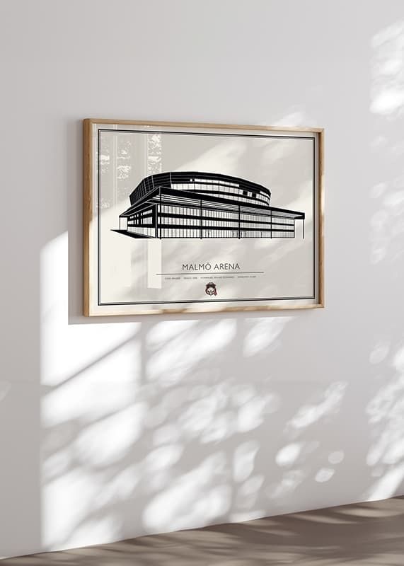 Poster Malmö Arena Vintage Nr2 Malmö Redhawks crossfade