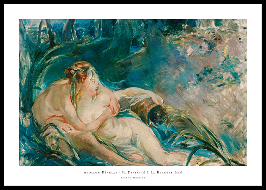 Apollo Revealing His Divinity to the Shepherdess Issé By Berthe Morisot-12