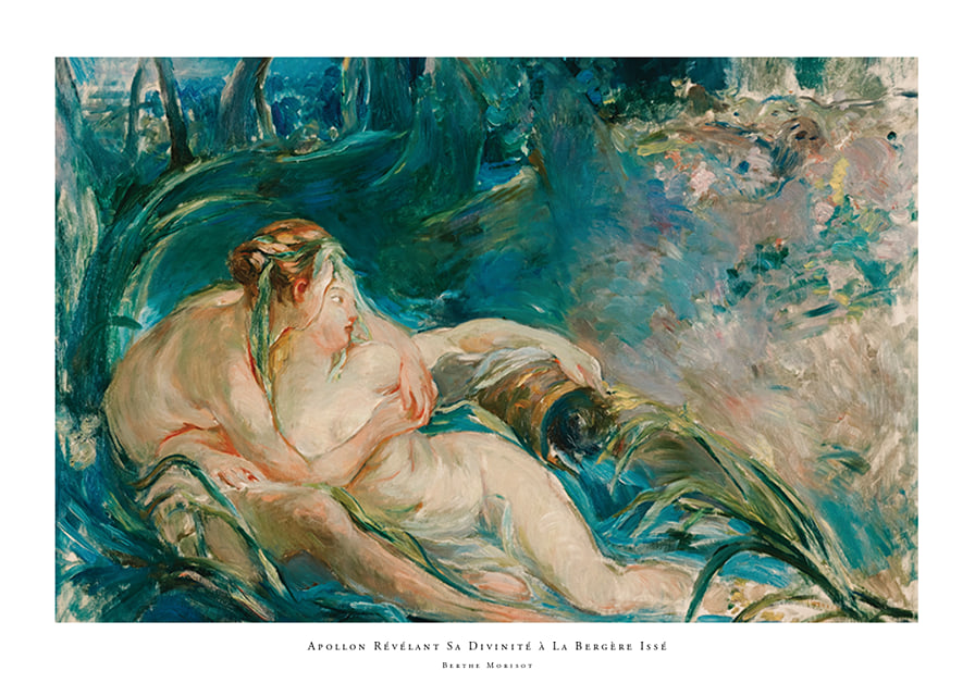 Apollo Revealing His Divinity to the Shepherdess Issé By Berthe Morisot-12