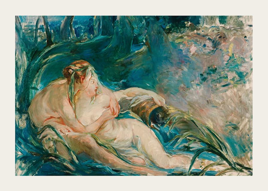 Apollo odhaľujúci svoje božstvo pastierke Issé od Berthe Morisot-12