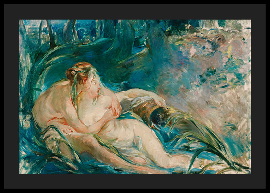 Apollo odhaľujúci svoje božstvo pastierke Issé od Berthe Morisot-12