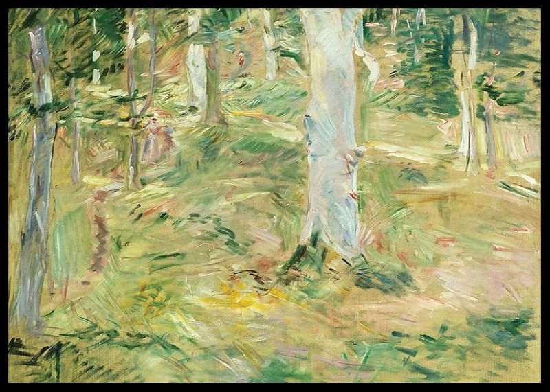 Het bos van Compiègne door Berthe Morisot-12