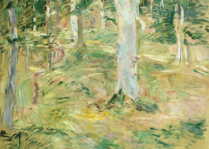 Het bos van Compiègne door Berthe Morisot-12