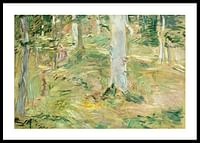 Het bos van Compiègne door Berthe Morisot-0