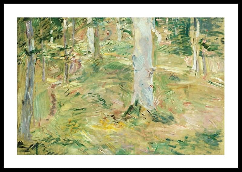 Het bos van Compiègne door Berthe Morisot-12