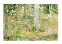 Het bos van Compiègne door Berthe Morisot-1