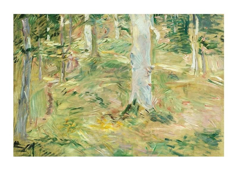 Het bos van Compiègne door Berthe Morisot-12