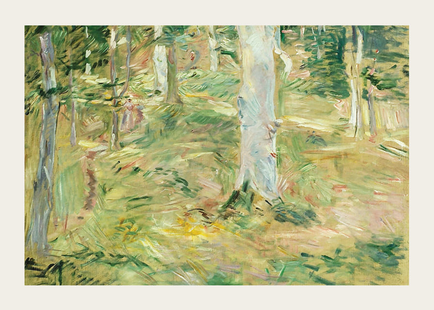 Compiègne Forest av Berthe Morisot-12