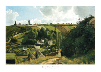 Poster Jalais Hill Pontoise By Camille Pissarro