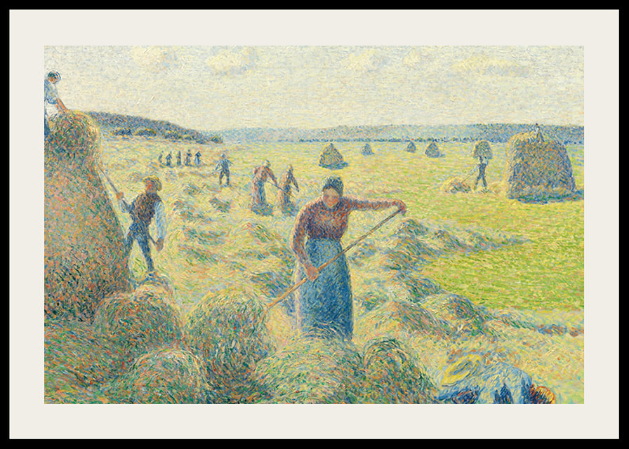 The Hay Harvest, Eragny By Camille Pissarro-12