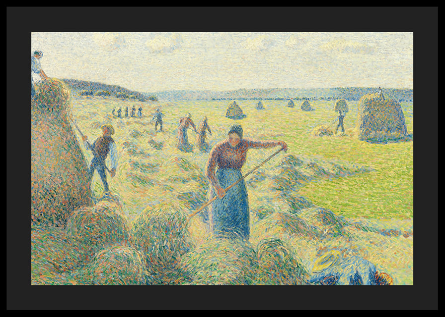 The Hay Harvest, Eragny By Camille Pissarro-12