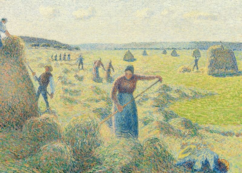 Høhøsten, Éragny af Camille Pissarro-12