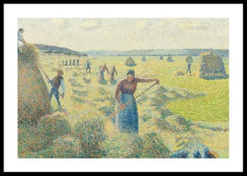 Plakat La Récolte Des Foins Éragny By Camille Pissarro