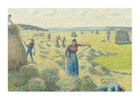 The Hay Harvest, Eragny By Camille Pissarro-3