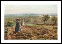 Rouen Road, The Heights of Hautil, Pontoise Camille Pissarro-0