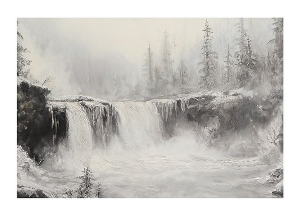 Plagát Mystic Frosted Falls
